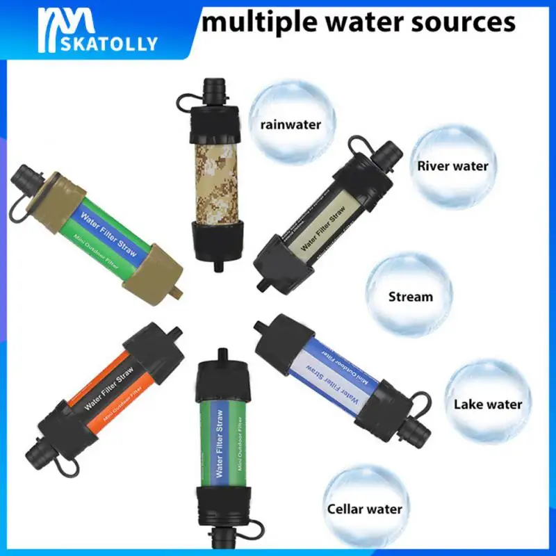 

1 шт. персональный очиститель воды, система фильтрации воды, фильтр для кемпинга, соломинки для очистки воды, для выживания на природе, путешествий