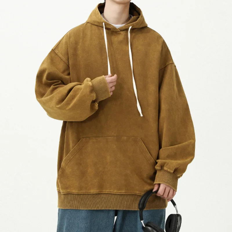 Spring 2023 Washed Men Hoodies Fashion Solid Color Large Size Unisex Hooded Sweatshirts Hip Hop Male Clothing
Spring 2023 Washed Men Hoodies Fashion Solid Color Large Size Unisex Hooded Sweatshirts Hip Hop Male Clothing