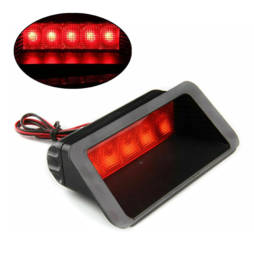Auto Rear Tail 3rd Brake Stop Light Car Red 5-LED LED Brake Light Fog Lamp Universal Car Signal Brake Rear Warning Tail Light
Auto Rear Tail 3rd Brake Stop Light Car Red 5-LED LED Brake Light Fog Lamp Universal Car Signal Brake Rear Warning Tail Light