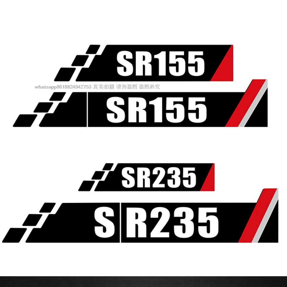 A pair For Sany excavator sticker SR 155 205 235 285 360 405 Side door model sticker
A pair For Sany excavator sticker SR 155 205 235 285 360 405 Side door model sticker