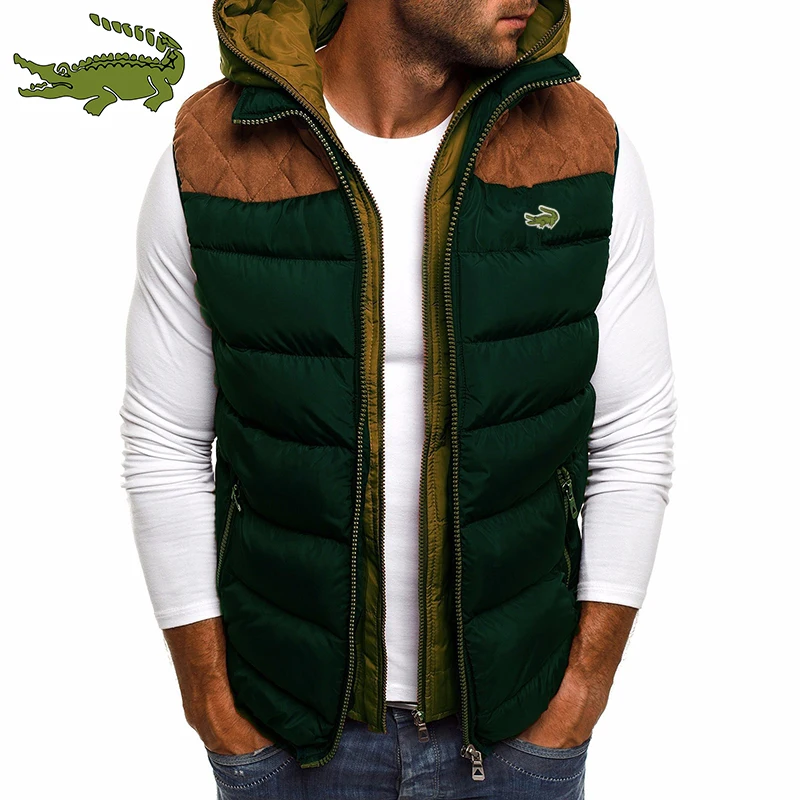 CARTELO Embroidery Men's Autumn and Winter High-quality Warm Windproof Cotton Vest Thickened Hooded Zipper Cotton Vest Coat
CARTELO Embroidery Men's Autumn and Winter High-quality Warm Windproof Cotton Vest Thickened Hooded Zipper Cotton Vest Coat