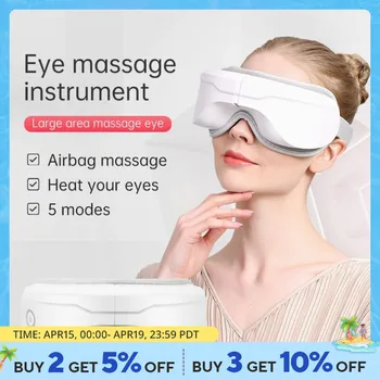 온도 조절 온열 눈 마사지기, 블루투스 음악 휴식, 눈 피로 감소, 다크 서클, 눈 건조 가방, 수면 개선 선물 상품 이미지