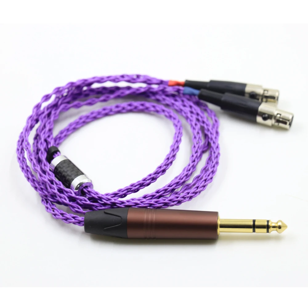 HIFI Purple 2.5/3.5/4.4mm/XLR Balanced Earphone Headphone Upgrade Cable for Audeze LCD-3 LCD3 LCD-2 LCD2 LCD-4
HIFI Purple 2.5/3.5/4.4mm/XLR Balanced Earphone Headphone Upgrade Cable for Audeze LCD-3 LCD3 LCD-2 LCD2 LCD-4