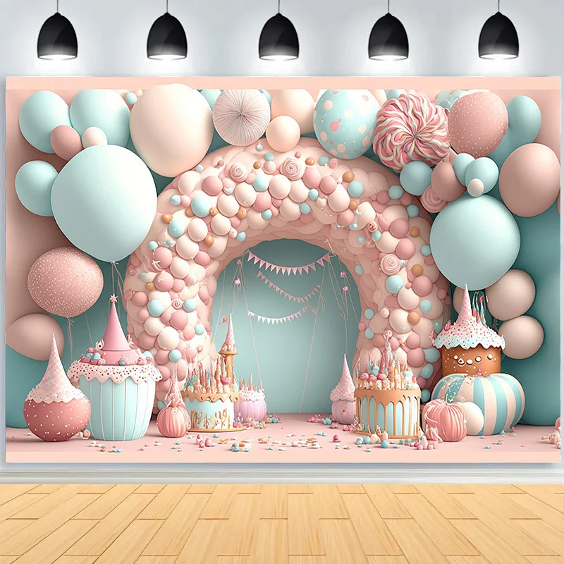 Colorful Balloons Decorations For Birthday Party Stage Photography Backdrops Props Children Newborn Baby Studio Background BE-14
Colorful Balloons Decorations For Birthday Party Stage Photography Backdrops Props Children Newborn Baby Studio Background BE-14