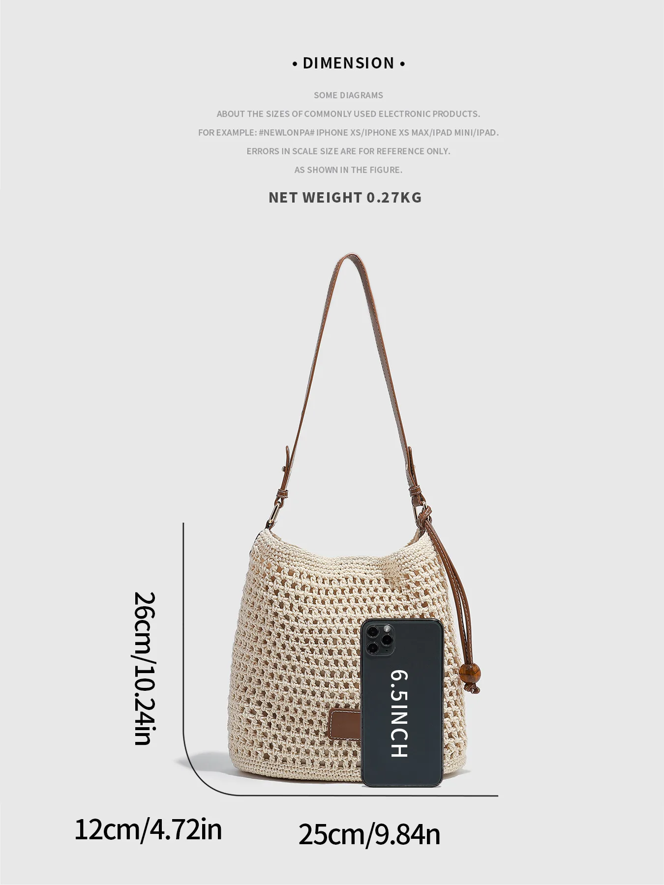 Boho Crochet Hollow-Out Tote Bag - Lightweight Cotton Linen Beach Shoulder Bag 2025 1 S41cdd77b9ab2480fa14b9924fc0a9eaer