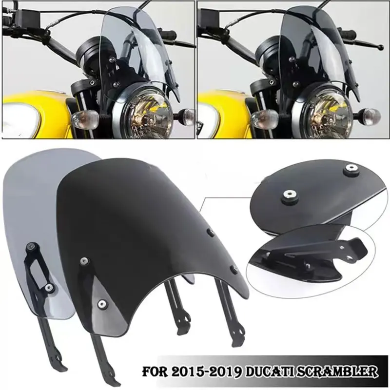 Windscreen Screen For Ducati Scrambler Icon 400 800 803 Classic Sixty2 Desert Sled 2020 2021 2022 Wind Deflectors Windshield
Windscreen Screen For Ducati Scrambler Icon 400 800 803 Classic Sixty2 Desert Sled 2020 2021 2022 Wind Deflectors Windshield
