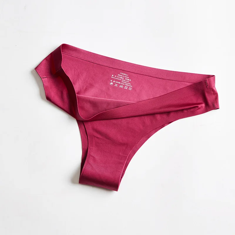 

Panties Briefs Panties Woman Underwear Sexy Seamless Thong T-back G-string Underpant Ice Silk Panties For Smart Life