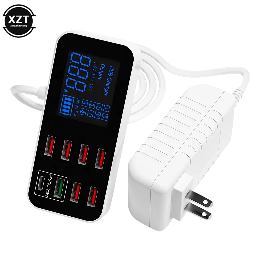 Зарядный концентратор USB с 8 портами, QC 3.0, бытовое зарядное устройство со светодиодным дисплеем, быстрая зарядка 12 В/24 В, 40 Вт, зарядное устройство с несколькими портами
Зарядный концентратор USB с 8 портами, QC 3.0, бытовое зарядное устройство со светодиодным дисплеем, быстрая зарядка 12 В/24 В, 40 Вт, зарядное устройство с несколькими портами
