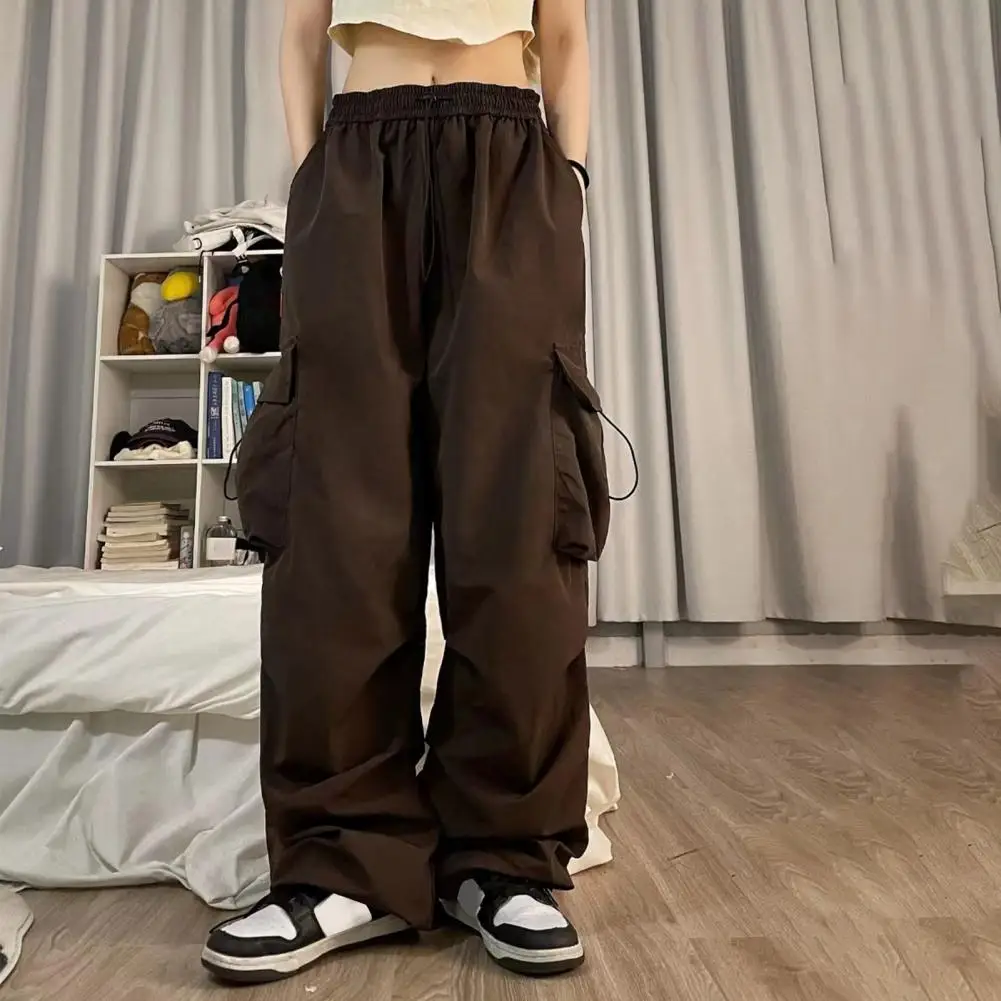 American Trousers High Waist Women's Cargo Pants with Oversized Multi Pockets Quick Dry Solid Color Drawstring for Full
American Trousers High Waist Women's Cargo Pants with Oversized Multi Pockets Quick Dry Solid Color Drawstring for Full