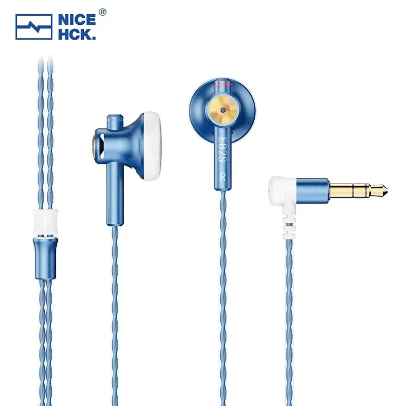 NiceHCK EB2S PRO HIFI Wired Microphone Earphone 15.4mm Dynamic Unit Earbud Bass Headset With Silver Plated OCC Mixed Cable IEM
NiceHCK EB2S PRO HIFI Wired Microphone Earphone 15.4mm Dynamic Unit Earbud Bass Headset With Silver Plated OCC Mixed Cable IEM