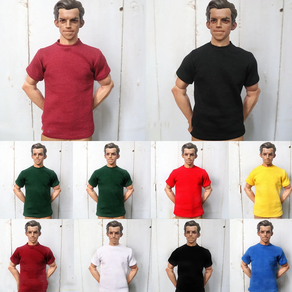 1/6 Male Soldier T-Shirts Classic Round Neck Short Sleeved Casual Fashion Sport Tee Shirts For 12 Inches Action Figure Body
1/6 Male Soldier T-Shirts Classic Round Neck Short Sleeved Casual Fashion Sport Tee Shirts For 12 Inches Action Figure Body