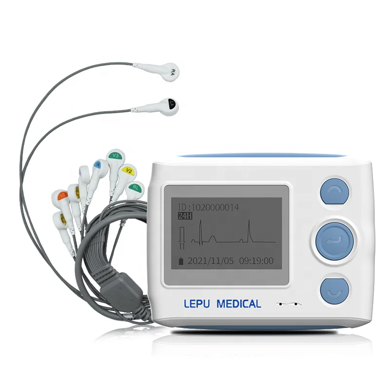 LEPU Real-Time Waveform Display Heart Ekg Ecg Holter Recorder Machine Holter Ecg Monitor Device 12 Channel 24 Hour
LEPU Real-Time Waveform Display Heart Ekg Ecg Holter Recorder Machine Holter Ecg Monitor Device 12 Channel 24 Hour