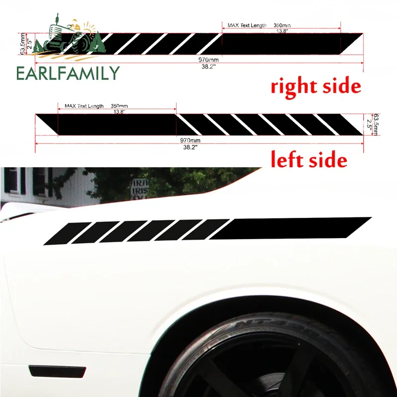 EARLFAMILY 97 см X 6,35 см 2x (по одному с каждой стороны) Автомобильная наклейка полосы гоночный гонок ралли JDM автомобильный Стайлинг виниловая наклейка
EARLFAMILY 97 см X 6,35 см 2x (по одному с каждой стороны) Автомобильная наклейка полосы гоночный гонок ралли JDM автомобильный Стайлинг виниловая наклейка