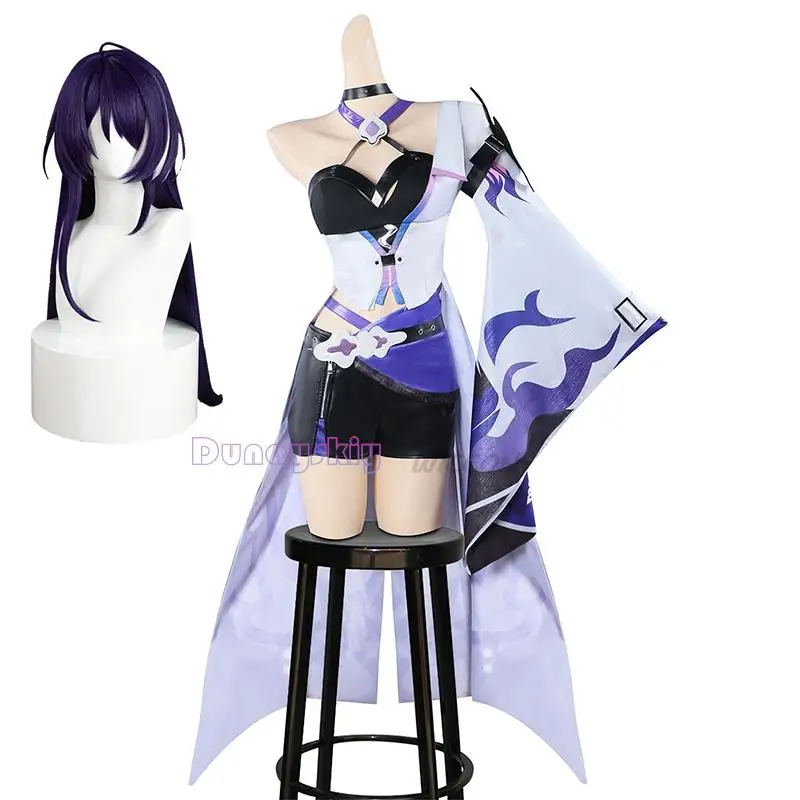 Cosplay Game Honkai Star Rail Acheron Acheron Cosplay Costume Dress Wig Shoes Full Set Women Role Play Carnival Party Clothes
Cosplay Game Honkai Star Rail Acheron Acheron Cosplay Costume Dress Wig Shoes Full Set Women Role Play Carnival Party Clothes