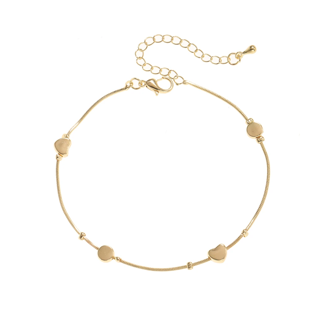 2023 Charm Jewelry Gold Adjustable Chain Heart Anklets for Women Vintage Copper Anklet Summer Accessories
2023 Charm Jewelry Gold Adjustable Chain Heart Anklets for Women Vintage Copper Anklet Summer Accessories