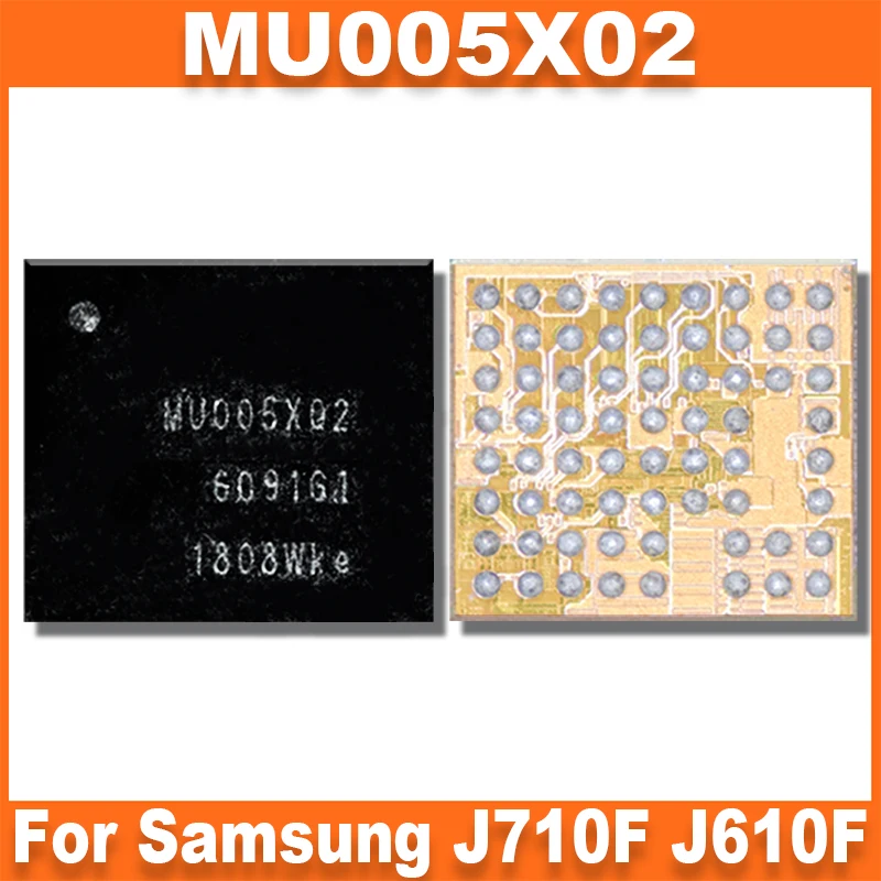 Чип источника питания MU005X02 S2MU005X02 для Samsung J610F J710F, микросхема питания с интегральной схемой BGA малой мощности, микросхема, 5 шт./партия
Чип источника питания MU005X02 S2MU005X02 для Samsung J610F J710F, микросхема питания с интегральной схемой BGA малой мощности, микросхема, 5 шт./партия