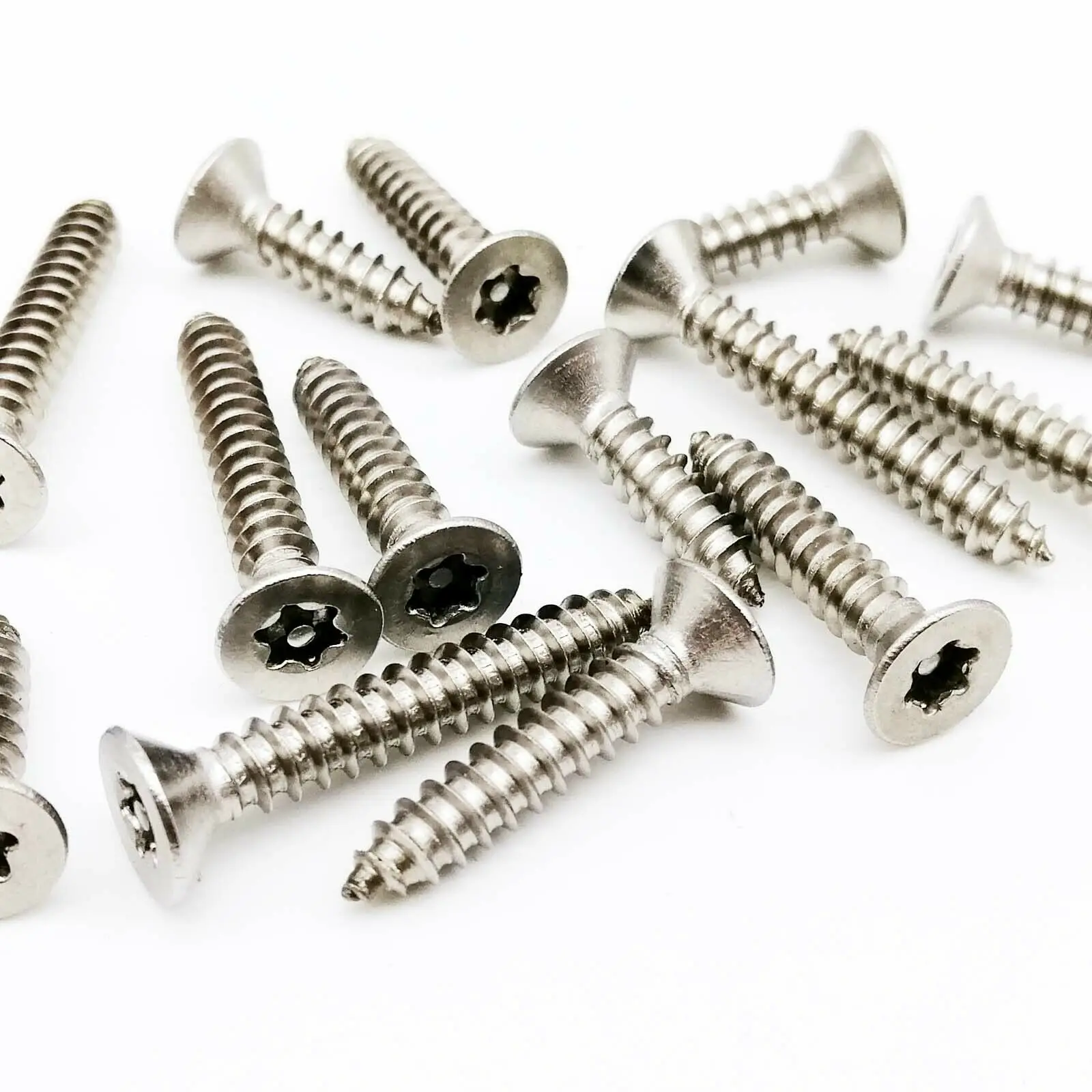 40pc Six Lobe Torx Bolt Self-tapping Screw M2.9 M3.5 M3.9 A2 Stainless Steel Countersunk Flat Head Security Wood with Piin
40pc Six Lobe Torx Bolt Self-tapping Screw M2.9 M3.5 M3.9 A2 Stainless Steel Countersunk Flat Head Security Wood with Piin