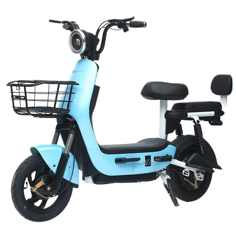 

2-колесный дешевый новый электрический мопед 350 Вт 500 Вт 48 В с педалями, Электрический электровелосипед, электровелосипед, скутер, электрический велосипед, велосипед