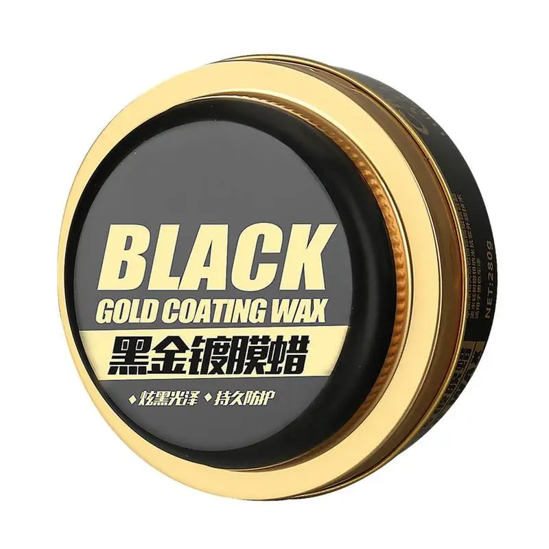 

Carnauba Car Wax Cleaner Black Gold Coating Wax With Sponge Crystal Plating Polish Agent Paint Surface Waterproof Film For Cars
