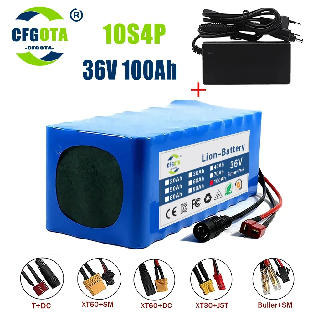 10S4P 36V 100000mAh Electric Scooter Lithium Battery 18650 battery pack 36V 100Ah Electric Scooter Electric Scooter Battery 36v 
10S4P 36V 100000mAh Electric Scooter Lithium Battery 18650 battery pack 36V 100Ah Electric Scooter Electric Scooter Battery 36v