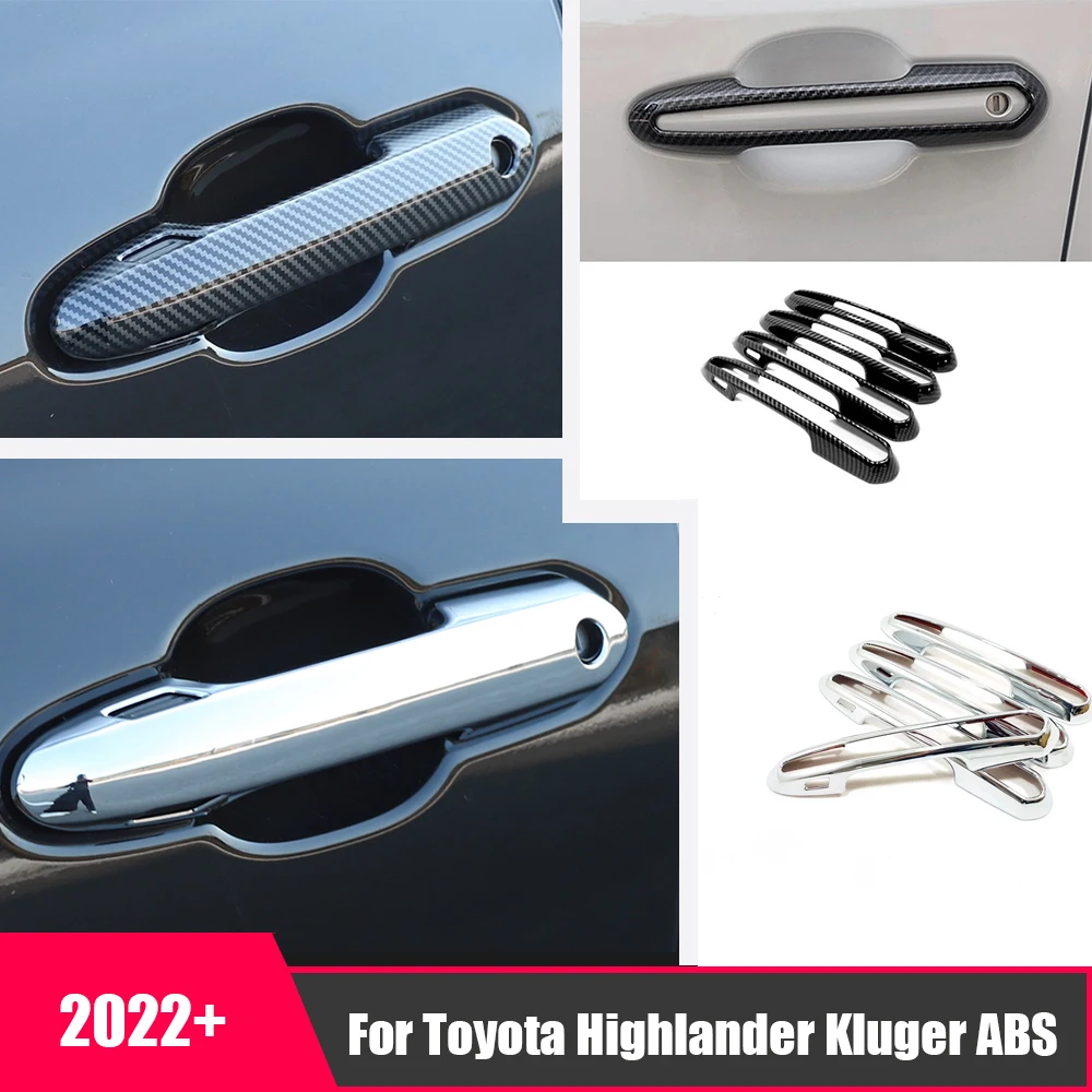 ABS Carbon Car look Side Door protector Handle Decoration Cover Trim For Toyota Highlander Kluger 2020-2022 Exterior Accessories
ABS Carbon Car look Side Door protector Handle Decoration Cover Trim For Toyota Highlander Kluger 2020-2022 Exterior Accessories