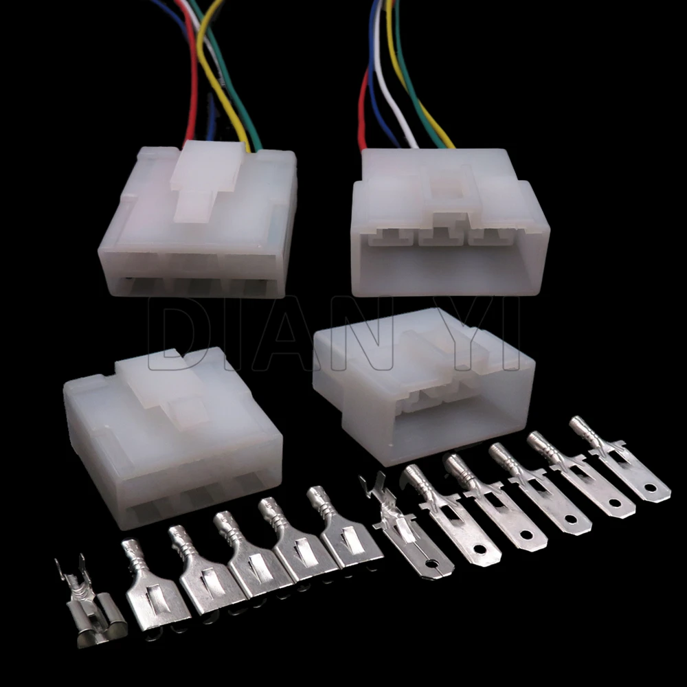1 Set 6 Way Car Wiring Terminal Male Plug Female Docking Electrical Sockets Auto Large Current Wire Cable Connector
1 Set 6 Way Car Wiring Terminal Male Plug Female Docking Electrical Sockets Auto Large Current Wire Cable Connector