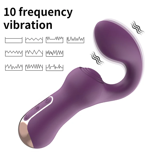 Godemiché Vibrateur à 10 Vitesses pour Femme, Baguette Magique AV, Jouets Sexuels pour Couple, Ohio eur de Point G, Épaisseur du Clitoris, Produits pour Adulte de 18 ans 2