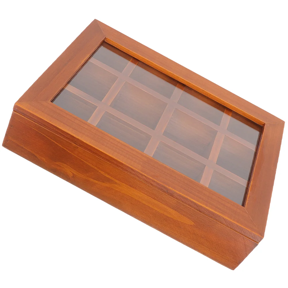 Wooden Solid Retro Aged Transparent Glass 12-compartment Storage Box Jewelry Stationery Tray Case Necklace Organizer
Wooden Solid Retro Aged Transparent Glass 12-compartment Storage Box Jewelry Stationery Tray Case Necklace Organizer