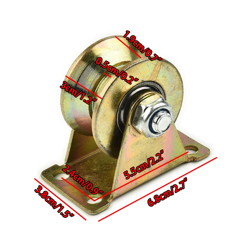 Heavy duty 2 Steel Caster Load Capacity 270kg Smooth and Easy Replacement Suitable for Wire Rope and Climbing Rope
Heavy duty 2 Steel Caster Load Capacity 270kg Smooth and Easy Replacement Suitable for Wire Rope and Climbing Rope