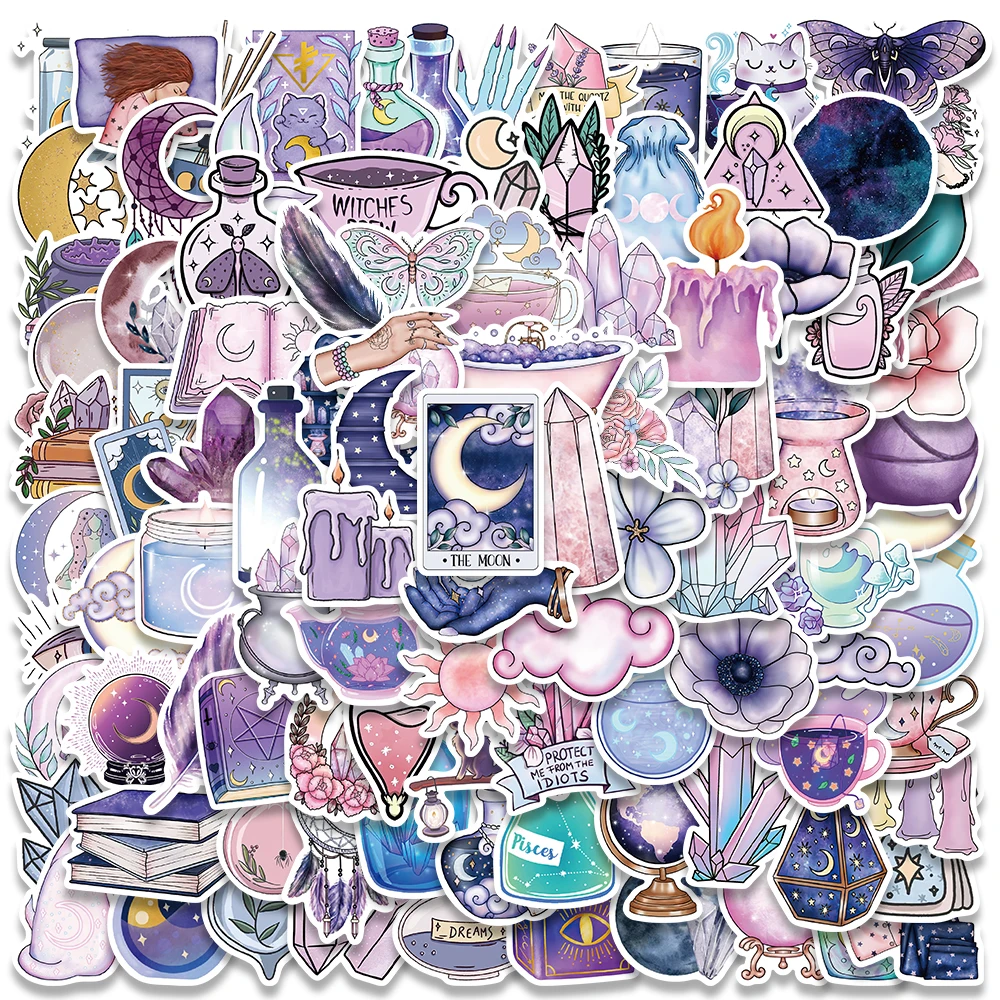 50/100pcs Cute Cartoon Aesthetic Magic Moon Graffiti Stickers For Laptop Guitar Phone Luggage Waterproof Vinyl Decals
50/100pcs Cute Cartoon Aesthetic Magic Moon Graffiti Stickers For Laptop Guitar Phone Luggage Waterproof Vinyl Decals