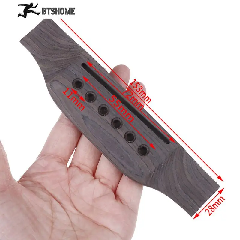 1Pc Guitar Parts Saddle Thru Guitar Bridge For Acoustic Guitar Rosewood Guitar Accessories hot sale
1Pc Guitar Parts Saddle Thru Guitar Bridge For Acoustic Guitar Rosewood Guitar Accessories hot sale