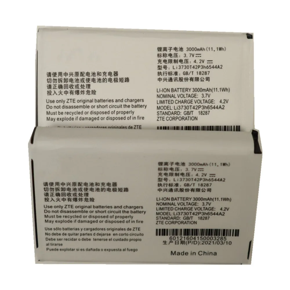 New 2021 3000mAh Li3730T42P3h6544A2 For ZTE MF286 MF279 Z289L MF286A MF96 MF96U Z289 Z289G 4G LTE T-mobile Sonic 2.0 Wifi Router
New 2021 3000mAh Li3730T42P3h6544A2 For ZTE MF286 MF279 Z289L MF286A MF96 MF96U Z289 Z289G 4G LTE T-mobile Sonic 2.0 Wifi Router