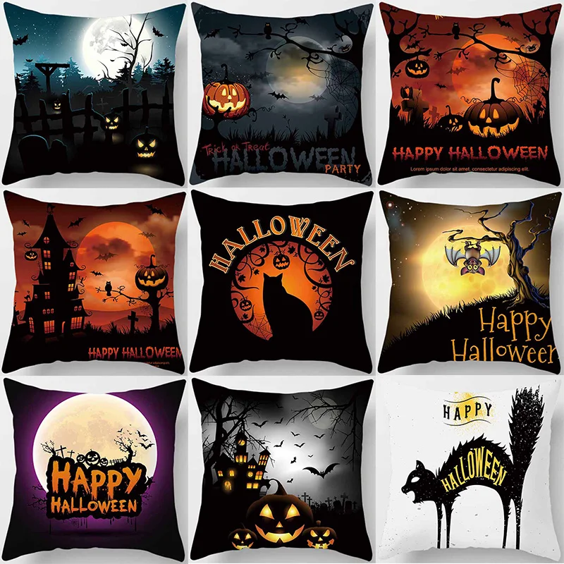 Halloween Bat Cats Pumpkin Pictures Pillow Cases Short Plush High Quality Thick Two Sides Printed Pattern Pillow Covers
Halloween Bat Cats Pumpkin Pictures Pillow Cases Short Plush High Quality Thick Two Sides Printed Pattern Pillow Covers