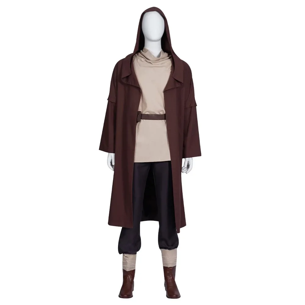 Movie Obi Wan Kenobi Cosplay Costume Jedi Robe Adult Men Halloween Obi Wan Kenobi Tunic Cloak Costume Outfit Shoes Custom Made
Movie Obi Wan Kenobi Cosplay Costume Jedi Robe Adult Men Halloween Obi Wan Kenobi Tunic Cloak Costume Outfit Shoes Custom Made