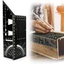 Aluminum Alloy Multi-function Ruler Woodworking 3D Ruler Mitre Ruler Square Convenient Angle Tool Measure Square Scribe Gau H4K4
Aluminum Alloy Multi-function Ruler Woodworking 3D Ruler Mitre Ruler Square Convenient Angle Tool Measure Square Scribe Gau H4K4
