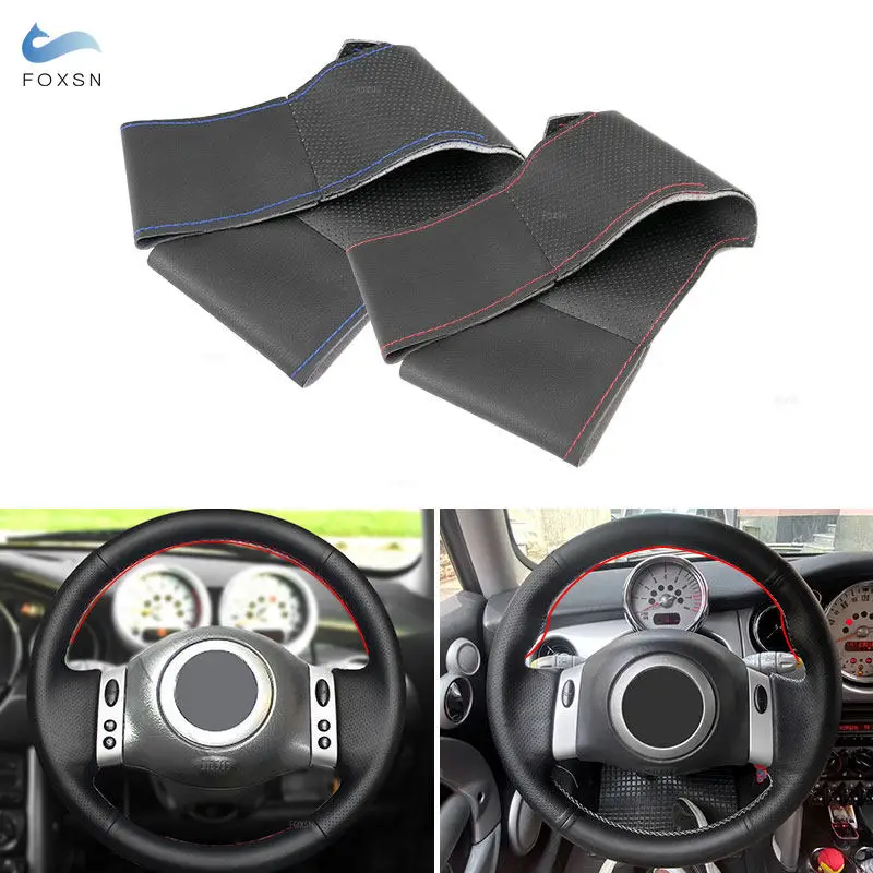 Hand-stitched Car-styling Steering Wheel Leather Cover Trim For Mini Coupe 2001-2006 Convertible 2004-2008 For Mini R50 R53 R60
Hand-stitched Car-styling Steering Wheel Leather Cover Trim For Mini Coupe 2001-2006 Convertible 2004-2008 For Mini R50 R53 R60