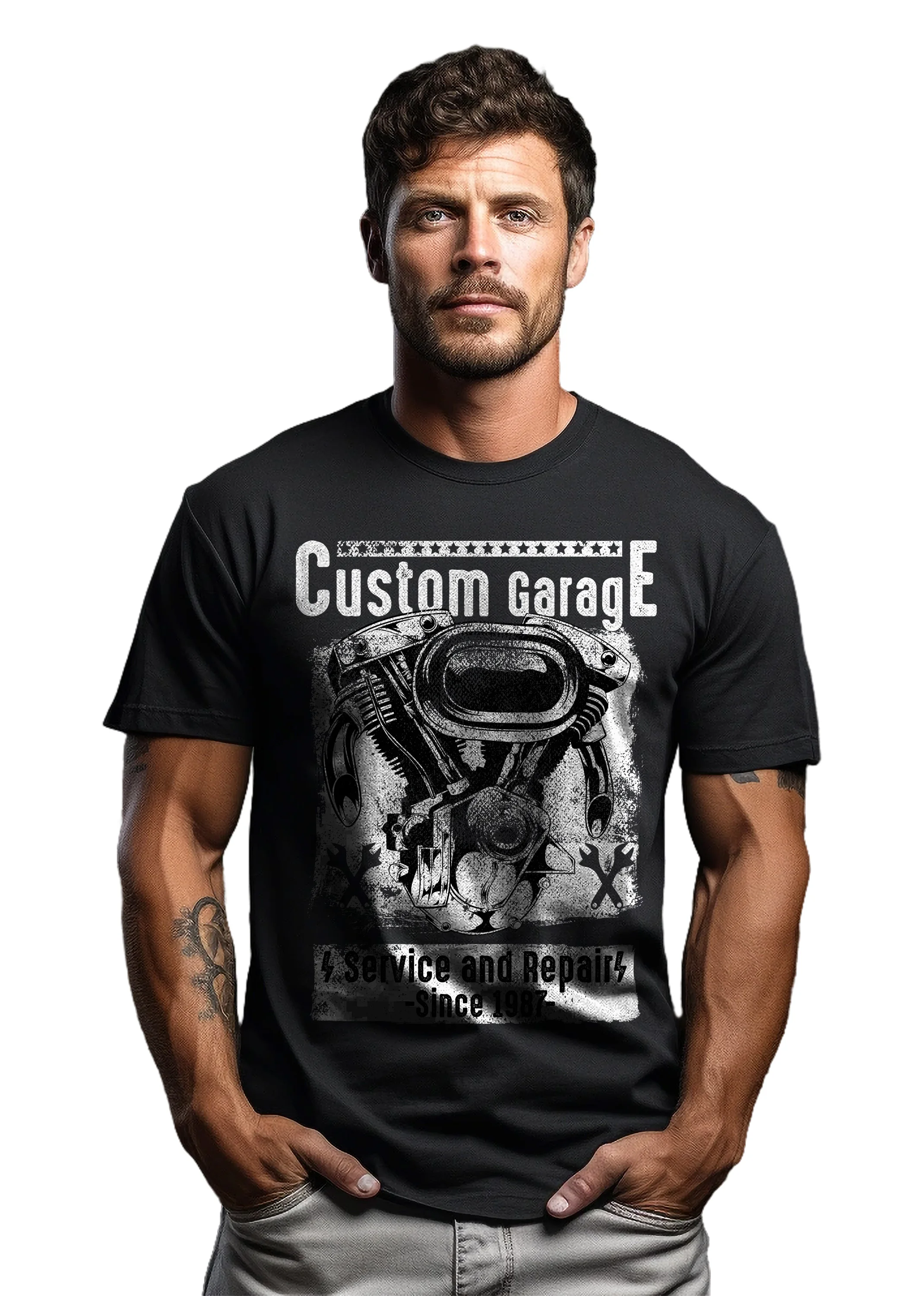 Футболка ShirtShack Biker Custom Garage Service-Rev up the Fun! Забавная футболка,
Футболка ShirtShack Biker Custom Garage Service-Rev up the Fun! Забавная футболка,