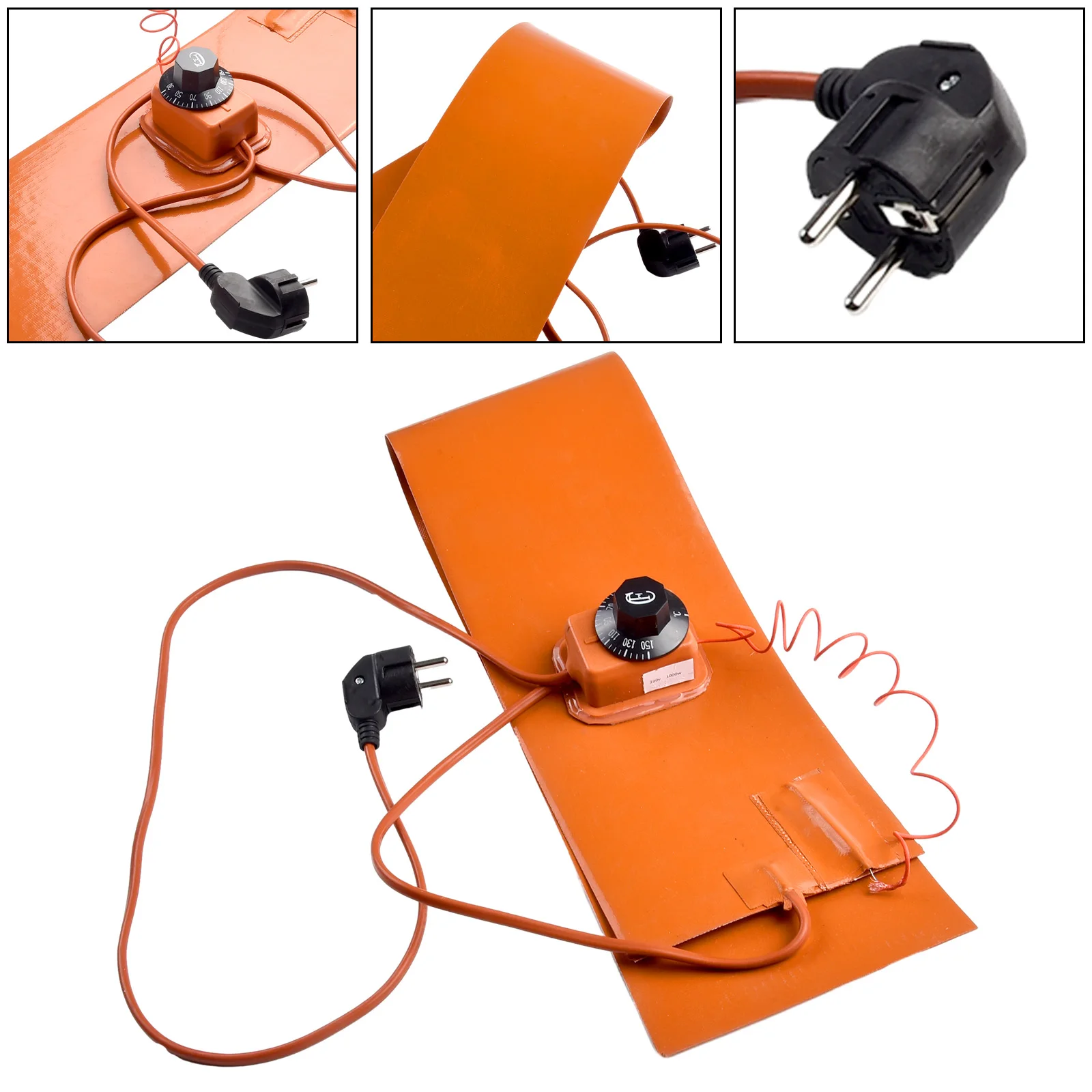 1 Pc Silicone Heating Pad 15*91.5cm 220V 1200W-1300W EU Plug 200 Degree Heater Parts For Guitar Side Bending With Controller
1 Pc Silicone Heating Pad 15*91.5cm 220V 1200W-1300W EU Plug 200 Degree Heater Parts For Guitar Side Bending With Controller