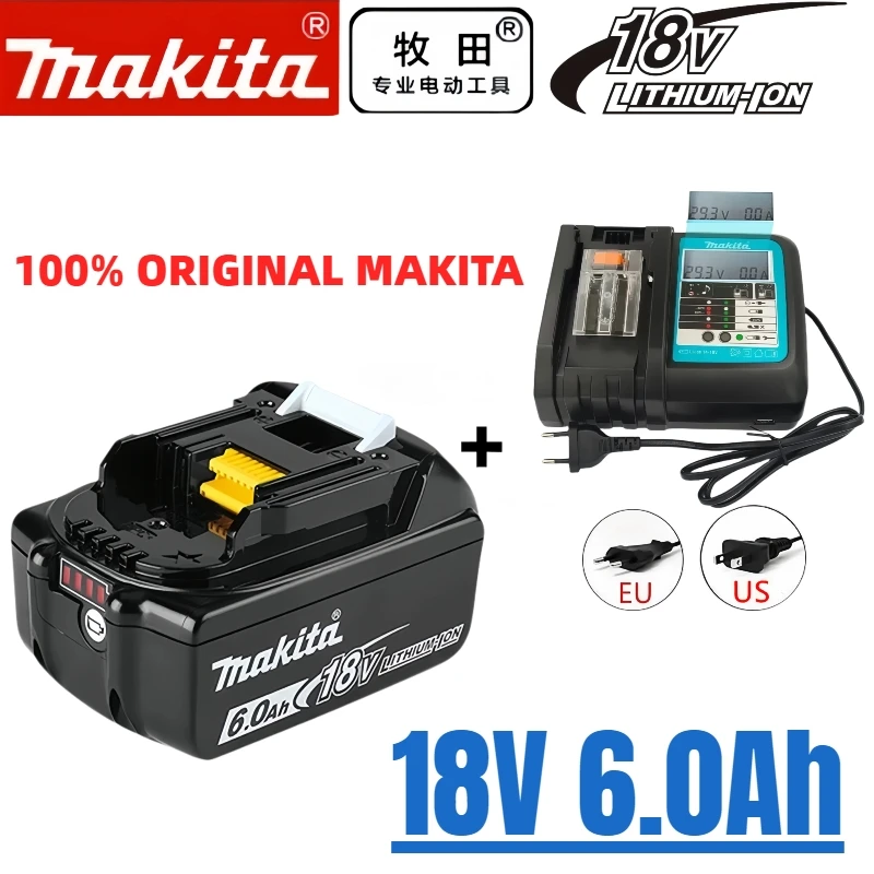 100% neue Original Makita 18V 6.0Ah Li-Ion Akku für Makita BL1850 BL1830 BL1815 BL1860 BL1840 Ersatz-Elektrowerkzeug-Akku
100% neue Original Makita 18V 6.0Ah Li-Ion Akku für Makita BL1850 BL1830 BL1815 BL1860 BL1840 Ersatz-Elektrowerkzeug-Akku