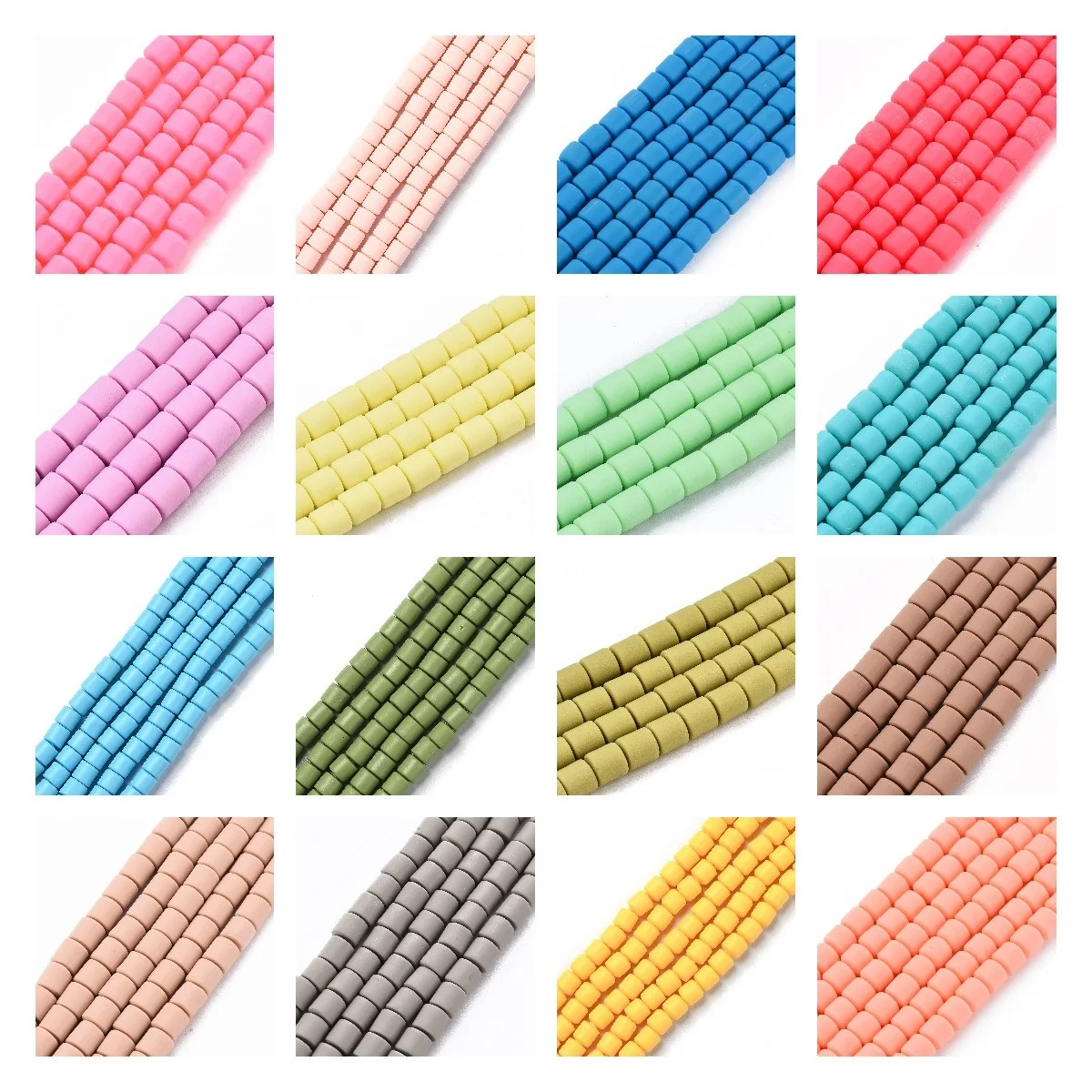 6mm Barrel Polymer Clay Beads Tube Loose Spacer Beads For Jewelry Making DIY Handmade Bracelet Accessories About 61pcs/strand
6mm Barrel Polymer Clay Beads Tube Loose Spacer Beads For Jewelry Making DIY Handmade Bracelet Accessories About 61pcs/strand