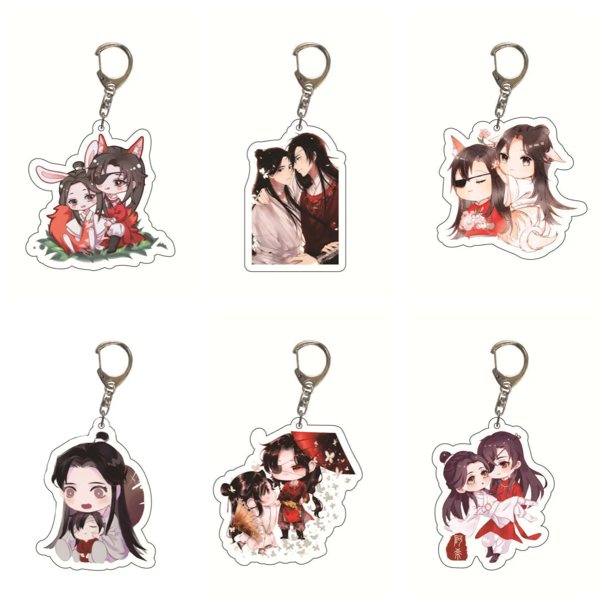 

Xmas Gift Tgcf Anime Key Chain Tian Guan Ci Fu Women Man Heaven Officials Blessing Xie Lian Acrylic Stand Hua Cheng Ornament