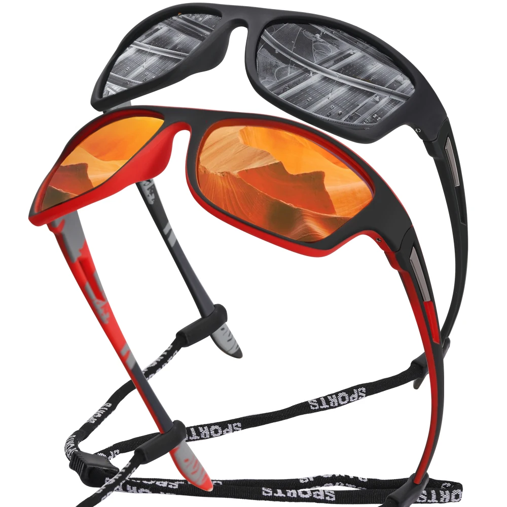 2Pack Polarized Sports Sunglasses for Men Women Unbreakable Frame Cycling Fishing Driving
2Pack Polarized Sports Sunglasses for Men Women Unbreakable Frame Cycling Fishing Driving