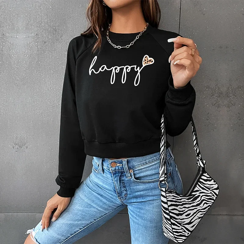 Station Foreign Trade Autumn New European and American Women's Cross Short Letter Printing Sweater for
Station Foreign Trade Autumn New European and American Women's Cross Short Letter Printing Sweater for