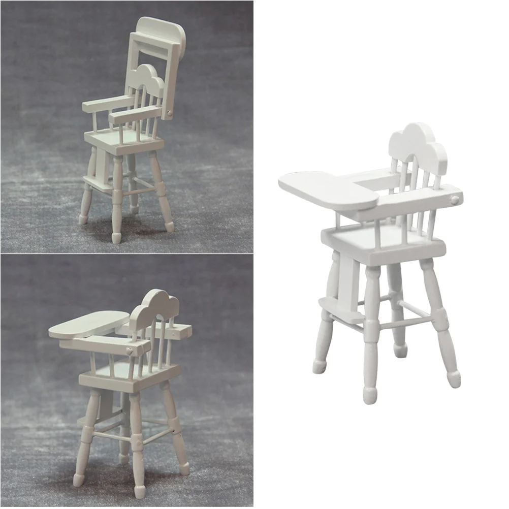 1:12 Dollhouse Wooden Miniature High Chair Doll Feeding Highchair Baby Dining Chair Furniture Model Play House Toys
1:12 Dollhouse Wooden Miniature High Chair Doll Feeding Highchair Baby Dining Chair Furniture Model Play House Toys