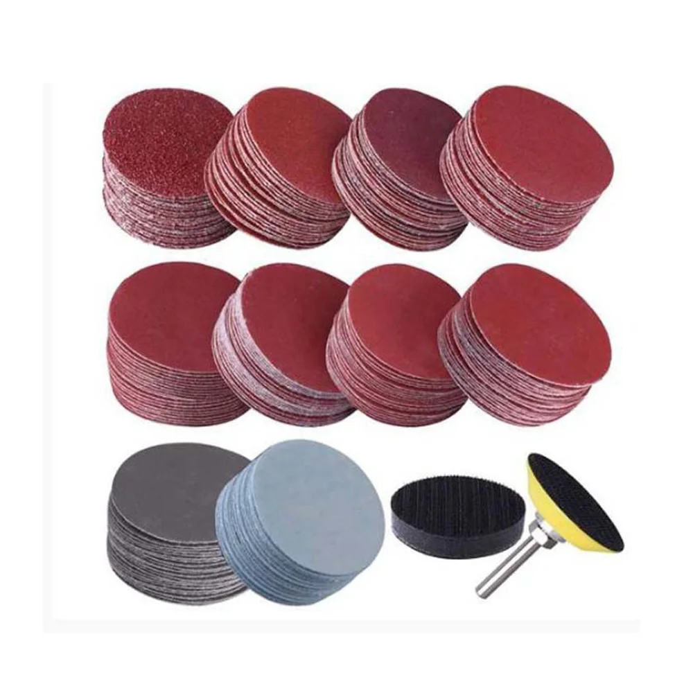 

303Pcs 2Inch 50mm Sanding Discs Pads Set 40-2000 Grit Abrasive Polishing Pad Kit For Dremel Rotary Tool Sandpapers Accessories