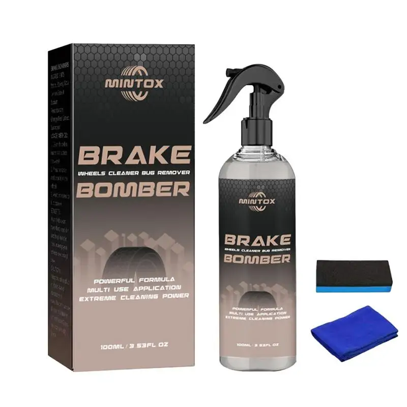 

Stealth Brake Bomber 100ml Powerful Brake Cleaner Spray Can With Sponge And Wipe Effective Brake Dust Remover Quite Brake Clean