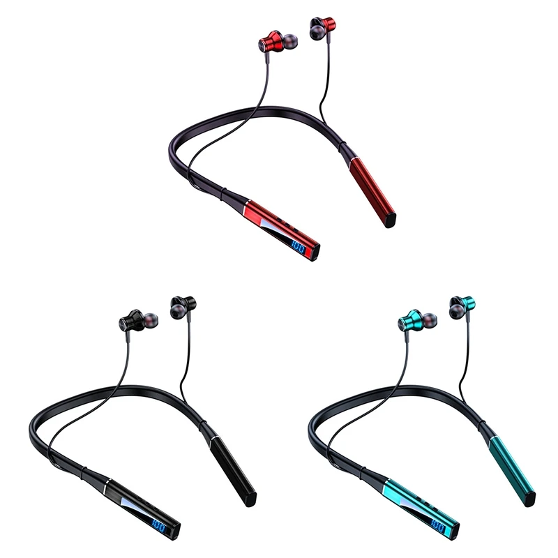 Беспроводные наушники Bluetooth 5,1, шейные наушники, спортивные наушники, Универсальная гарнитура для спортивных игр
Беспроводные наушники Bluetooth 5,1, шейные наушники, спортивные наушники, Универсальная гарнитура для спортивных игр