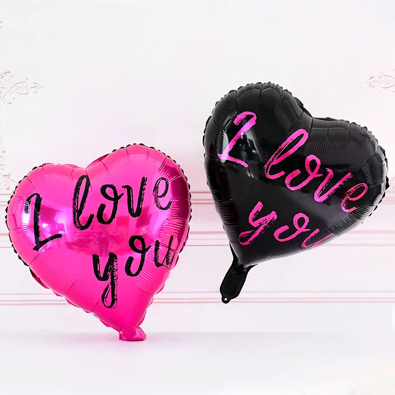 4Pcs 18inch Love Heart Foil Balloon Valentine's Day Rose Red Black Heart Balloons Wedding Birthday Party Air Globos Decorations
4Pcs 18inch Love Heart Foil Balloon Valentine's Day Rose Red Black Heart Balloons Wedding Birthday Party Air Globos Decorations