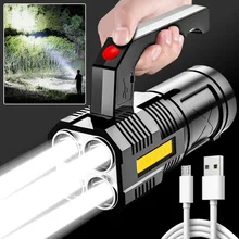 High-power LED Flashlight Camping Hiking Light Strong Flashlight Waterproof USB Rechargeable 4 Lights Portable Strong Light
High-power LED Flashlight Camping Hiking Light Strong Flashlight Waterproof USB Rechargeable 4 Lights Portable Strong Light
