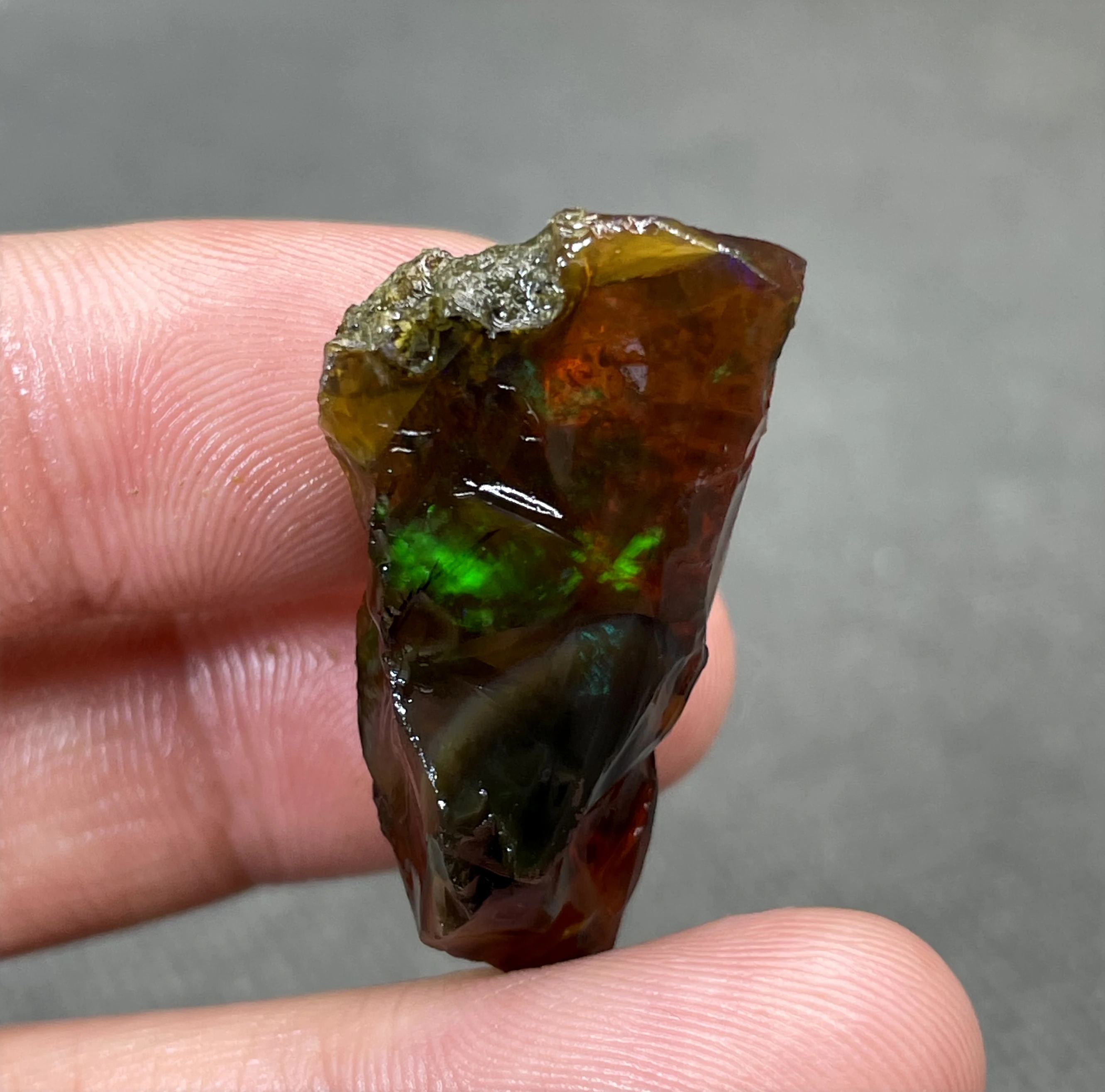 

BEST COLOR! 8.4g natural rare color Ethiopia water Opal gem mineral specimen stones and crystals healing crystals quartz
